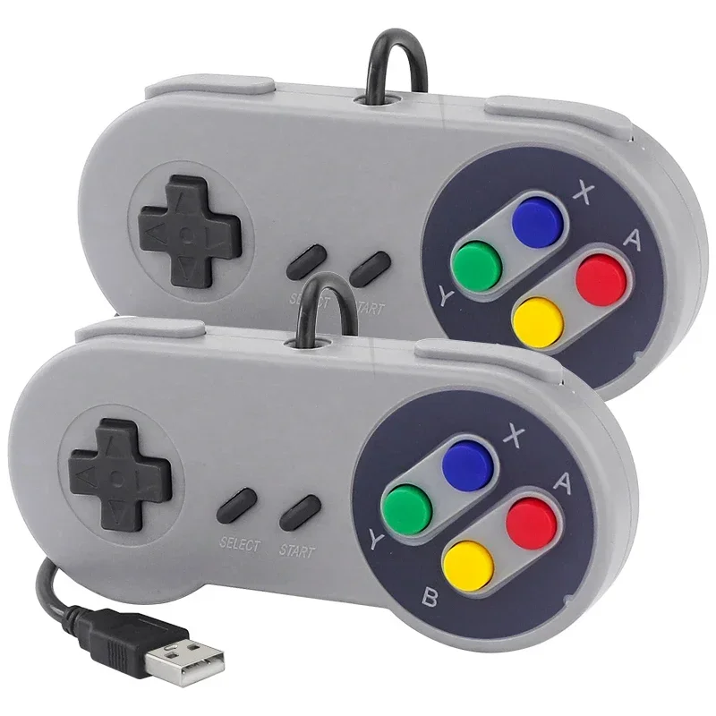 Retro Gaming Raspberry Pi 5 - Bedrade USB Gamepad Retro Gaming Joystick