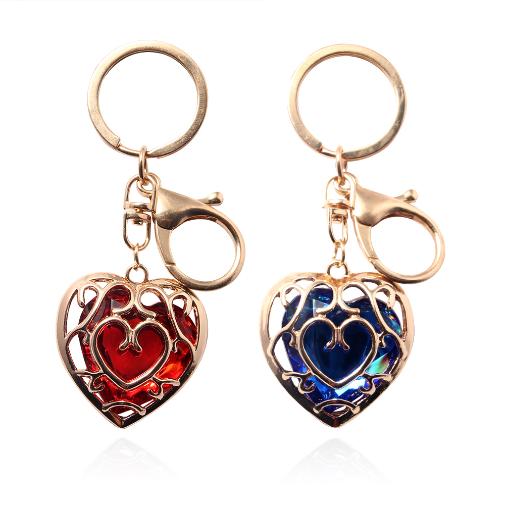 Retro Gaming Keychain - Zeldas Link Skyward Sword Rood Hart