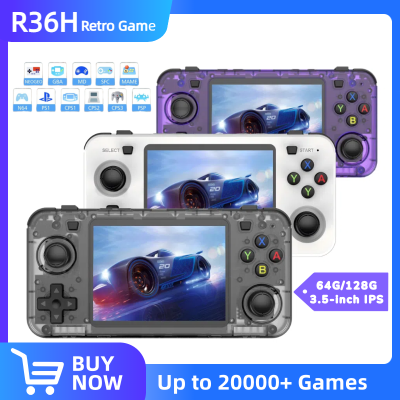 Retro Gaming Console Handheld - R36H Retro draagbare videogameconsole Linux-systeem 3,5-inch