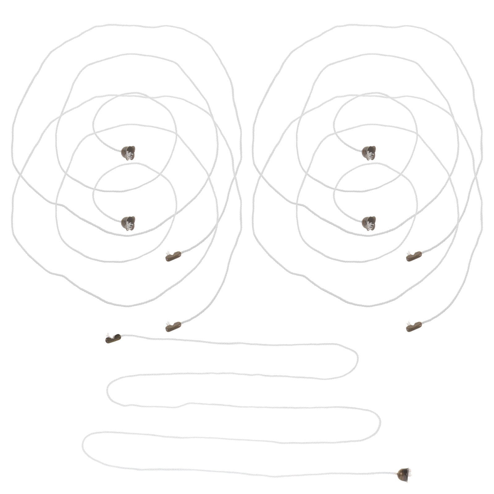 Controller Extension Cord - 5 stuks lichttreksnoer met verlengketting voor