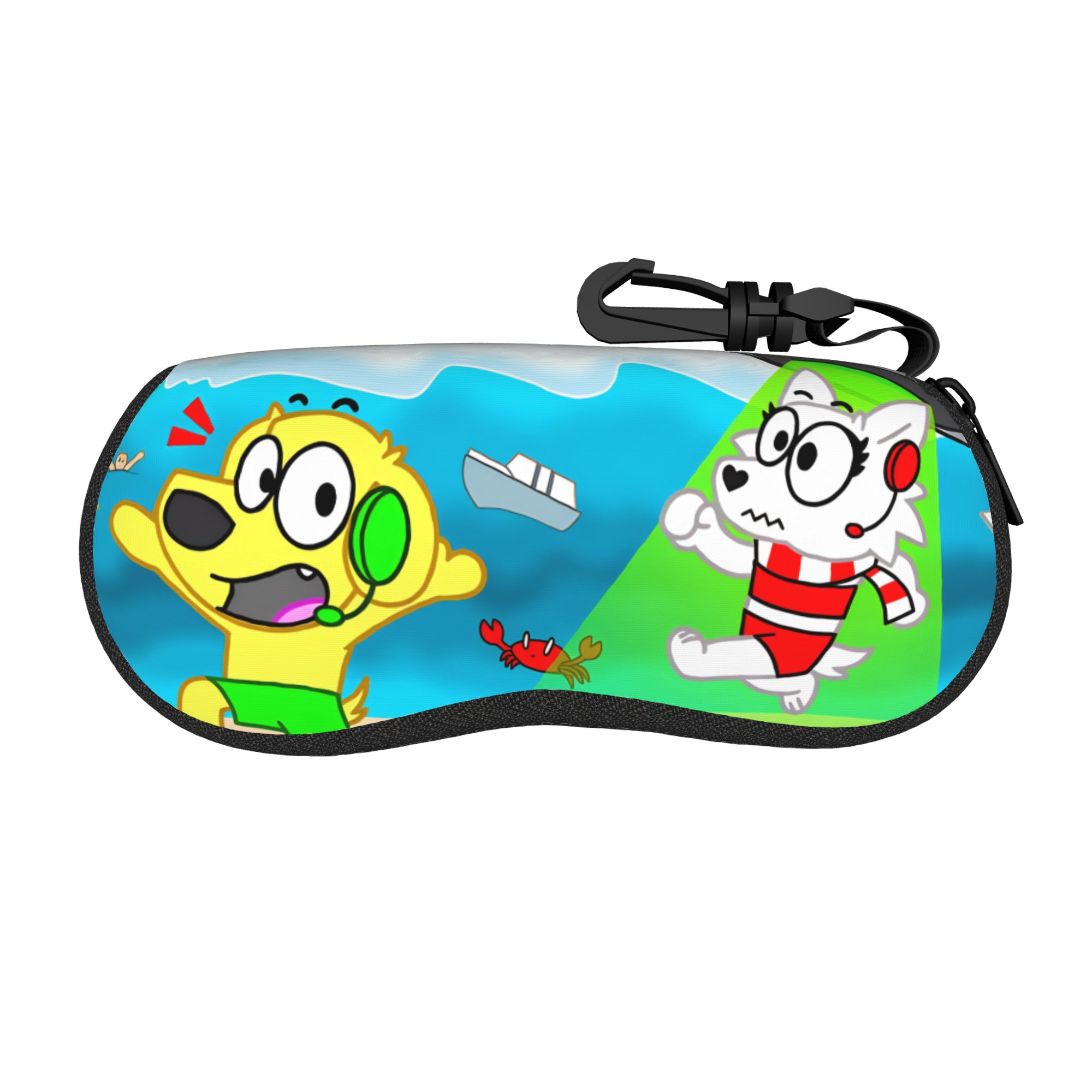 Retro Gaming Keychain - Tylers And Snowi Gaming Brillenkoker Zonnebrillenkoker