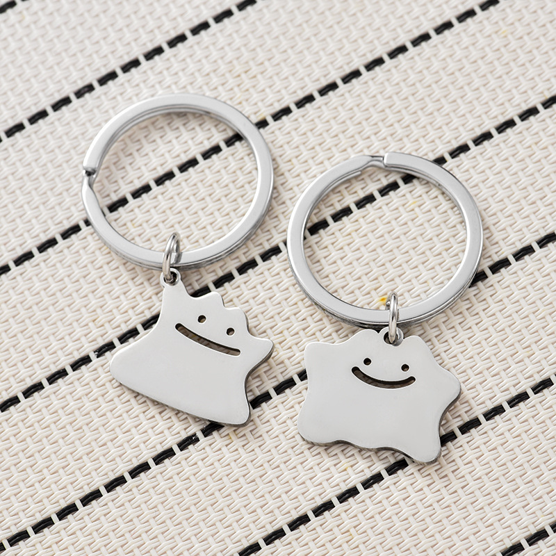 Retro Gaming Keychain - Nieuwe Ditto Hollow sleutelhanger Leuke trend