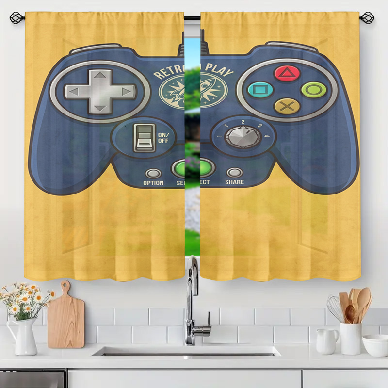 Gaming Controller Gordijnpanee - Retro Gaming Cafe recensie en prijs