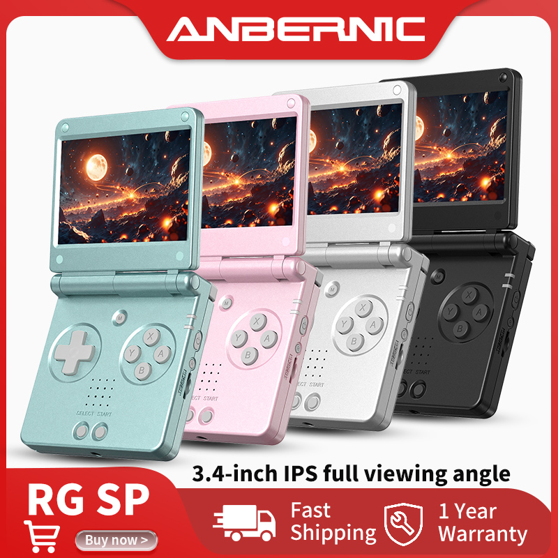 Anbernic RG SP Flip Retro Hand - Retro Gaming Console Handheld recensie en prijs
