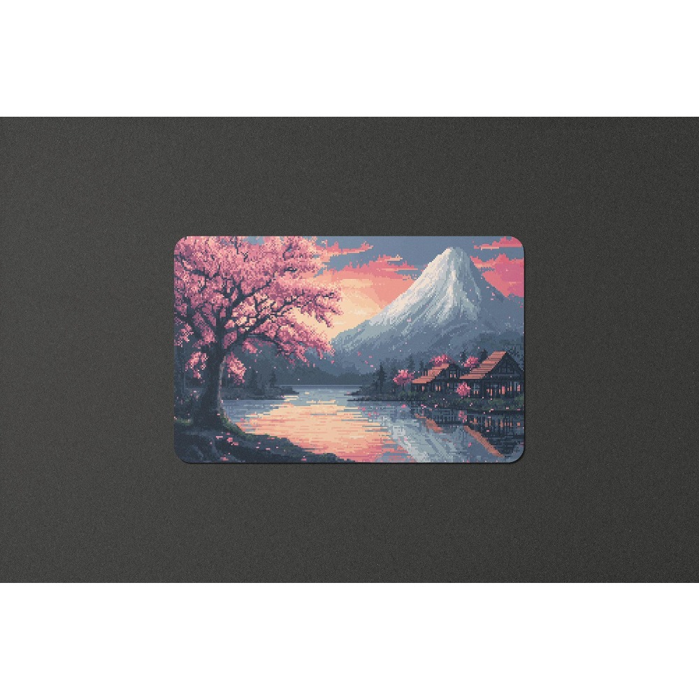 Pixel Art Mount Fuji Cherry Bl - Retro Gaming Xl recensie en prijs