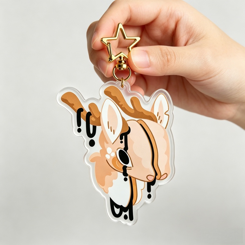 Dripping Gore Deer Acryl sleut - Retro Gaming Keychain recensie en prijs