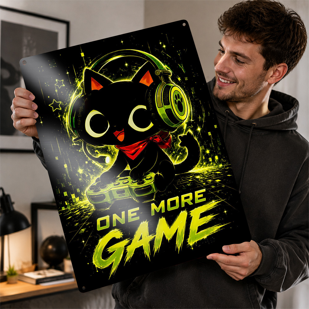 Schattige Gaming Kat Nog Eén S - Retro Gaming Cafe recensie en prijs