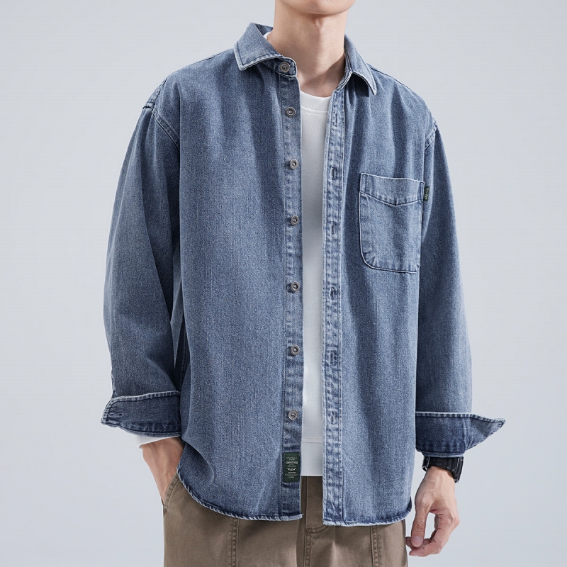 Denim overhemd heren met lange - Retro Gaming Jacket recensie en prijs