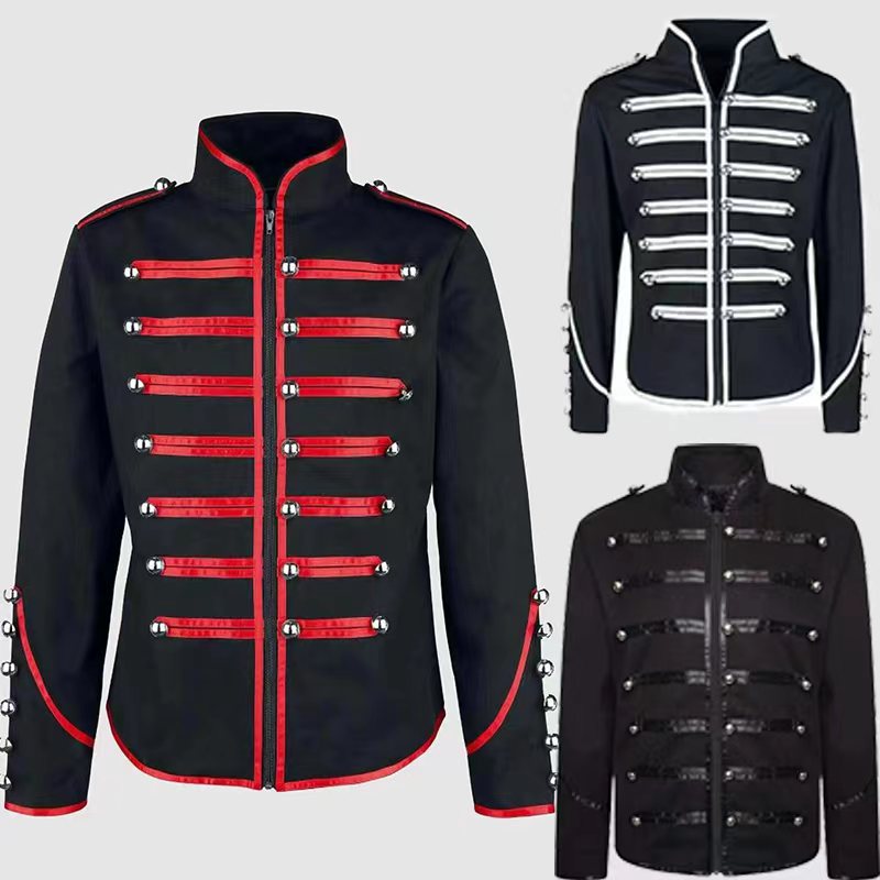 Heren Steampunk Gotische Milit - Retro Gaming Jacket recensie en prijs