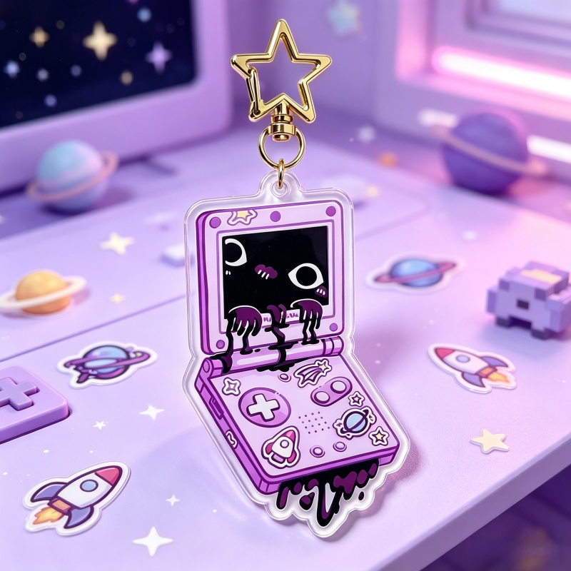 Griezelige gameconsole acryl s - Retro Gaming Keychain recensie en prijs