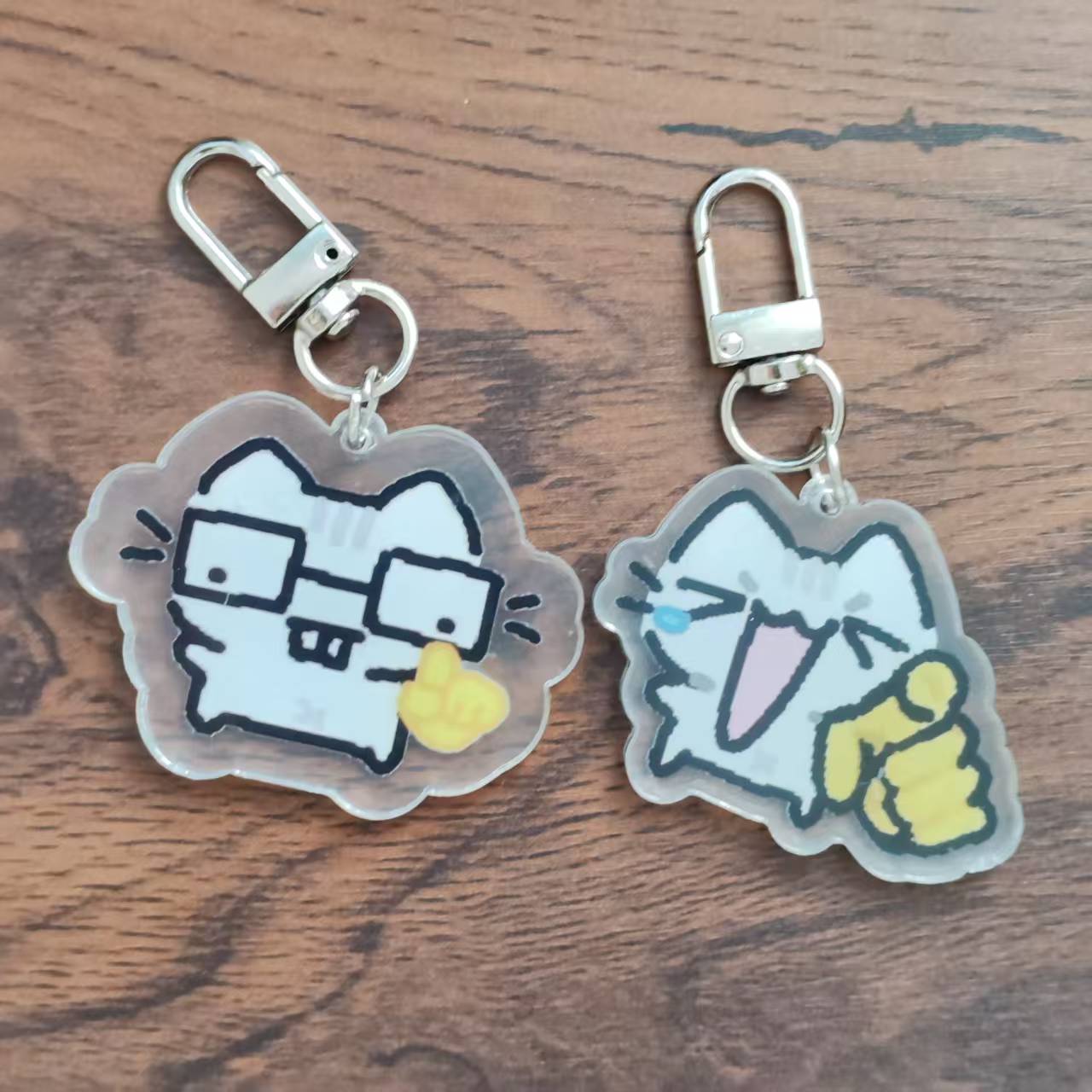 2D platte pixel kat sleutelhan - Retro Gaming Keychain recensie en prijs