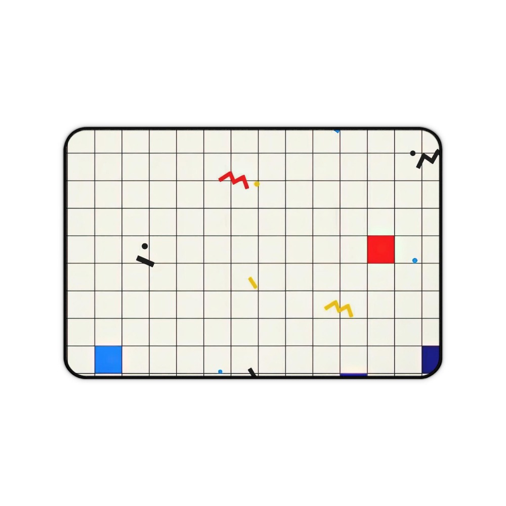 Retro Geometrische Grid Bureau - Retro Gaming Xl recensie en prijs